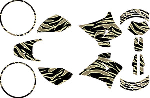 Kit déco 50cc Rieju RR 2005-2007 Animal Style | autocollants moto | personnalisation 50cc | armysctv