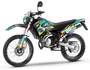 Kit déco 50cc Rieju RR 2005-2007 Tacker | autocollants moto | personnalisation 50cc | armysctv