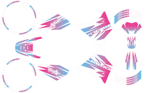 Kit déco 50cc Rieju RR 2005-2007 X-Fast | autocollants moto | personnalisation 50cc | armysctv