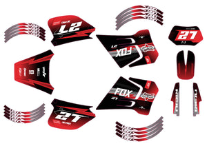 Kit déco 50cc Rieju RR 1996-2004 Septième | autocollants moto | personnalisation 50cc | armysctv