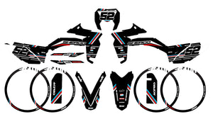 Kit déco Sherco 50cc 2017-2025 Black Cat | autocollants moto | personnalisation 50cc | armysctv