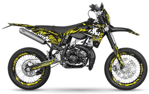 Kit déco Sherco 50cc 2017-2025 Army Feather | autocollants moto | personnalisation 50cc | armysctv