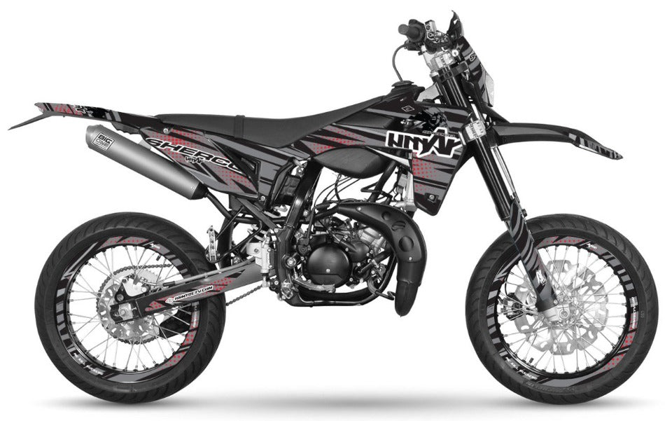 Graphics kit Sherco 50cc 2017-2025 Army Grey | motorcycle stickers | 50cc customization | armysctv