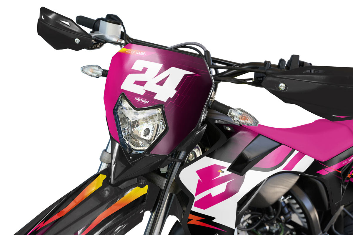 Kit déco Sherco 50cc 2017-2025 Hach | autocollants moto | personnalisation 50cc | armysctv