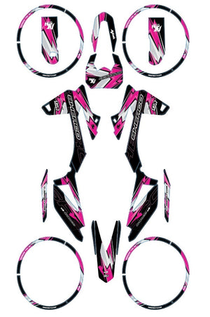 Kit déco Sherco 50cc 2017-2025 Army Kenny | autocollants moto | personnalisation 50cc | armysctv