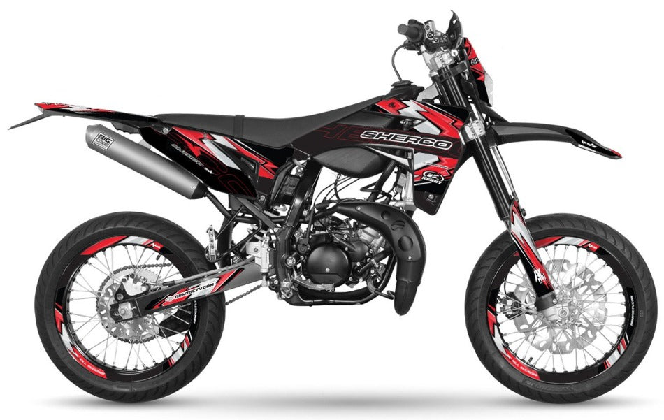 Sherco 50cc 2017-2025 Graphics kit Army Kenny | motorcycle stickers | 50cc customization | armysctv