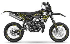 Kit déco Sherco 50cc 2017-2025 Army Redrum | autocollants moto | personnalisation 50cc | armysctv