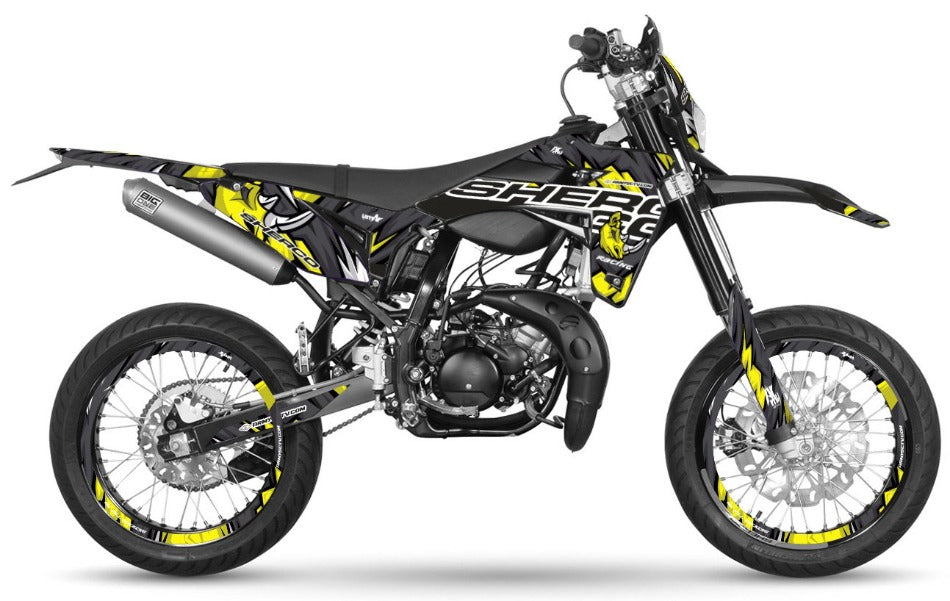 Graphics kit Sherco 50cc 2017-2025 Army Rhino | motorcycle stickers | 50cc customization | armysctv