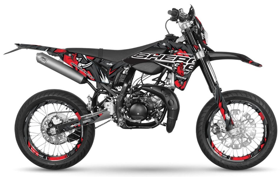 Graphics kit Sherco 50cc 2017-2025 Army Rhino | motorcycle stickers | 50cc customization | armysctv