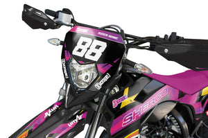 Kit déco Sherco 50cc 2017-2025 Army Split | autocollants moto | personnalisation 50cc | armysctv