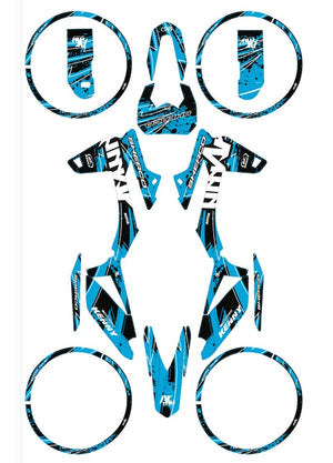 Kit déco Sherco 50cc 2017-2025 Army Velocity | autocollants moto | personnalisation 50cc | armysctv