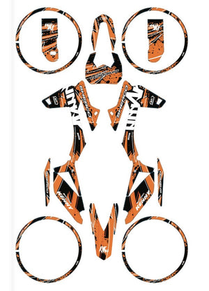 Kit déco Sherco 50cc 2017-2025 Army Velocity | autocollants moto | personnalisation 50cc | armysctv