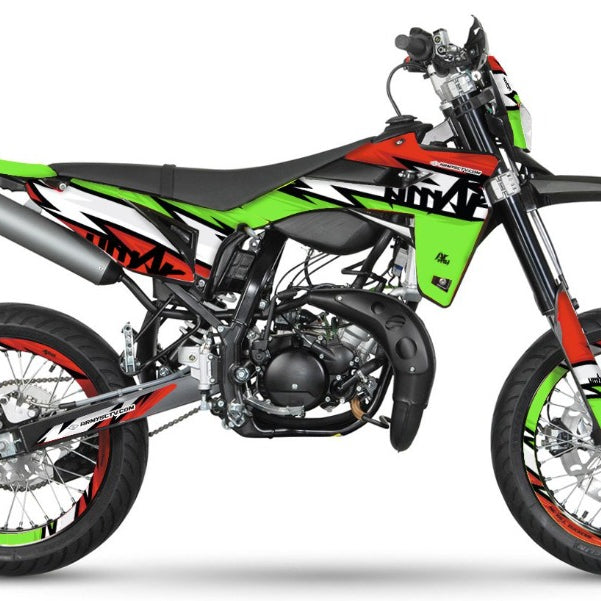 kit déco Sherco 50 Army Victory rouge/vert
