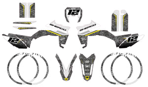Kit déco Sherco 50cc 2017-2025 Warfare | autocollants moto | personnalisation 50cc | armysctv