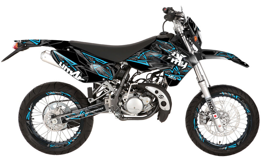 Kit déco 50cc Sherco HRD 2006-2012 Army Redrum | autocollants moto | personnalisation 50cc | armysctv