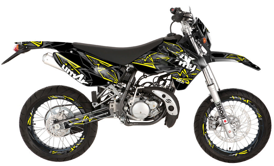 Kit déco 50cc Sherco HRD 2006-2012 Army Redrum | autocollants moto | personnalisation 50cc | armysctv