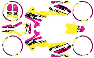 Kit déco 50cc Sherco HRD 2006-2012 Army Victory | autocollants moto | personnalisation 50cc | armysctv