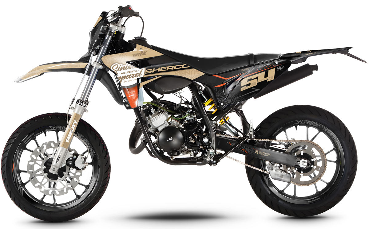Dekor kit Sherco 50cc 2013-2016 Army Fatality | Motorradaufkleber | Personalisierung 50cc | armysctv