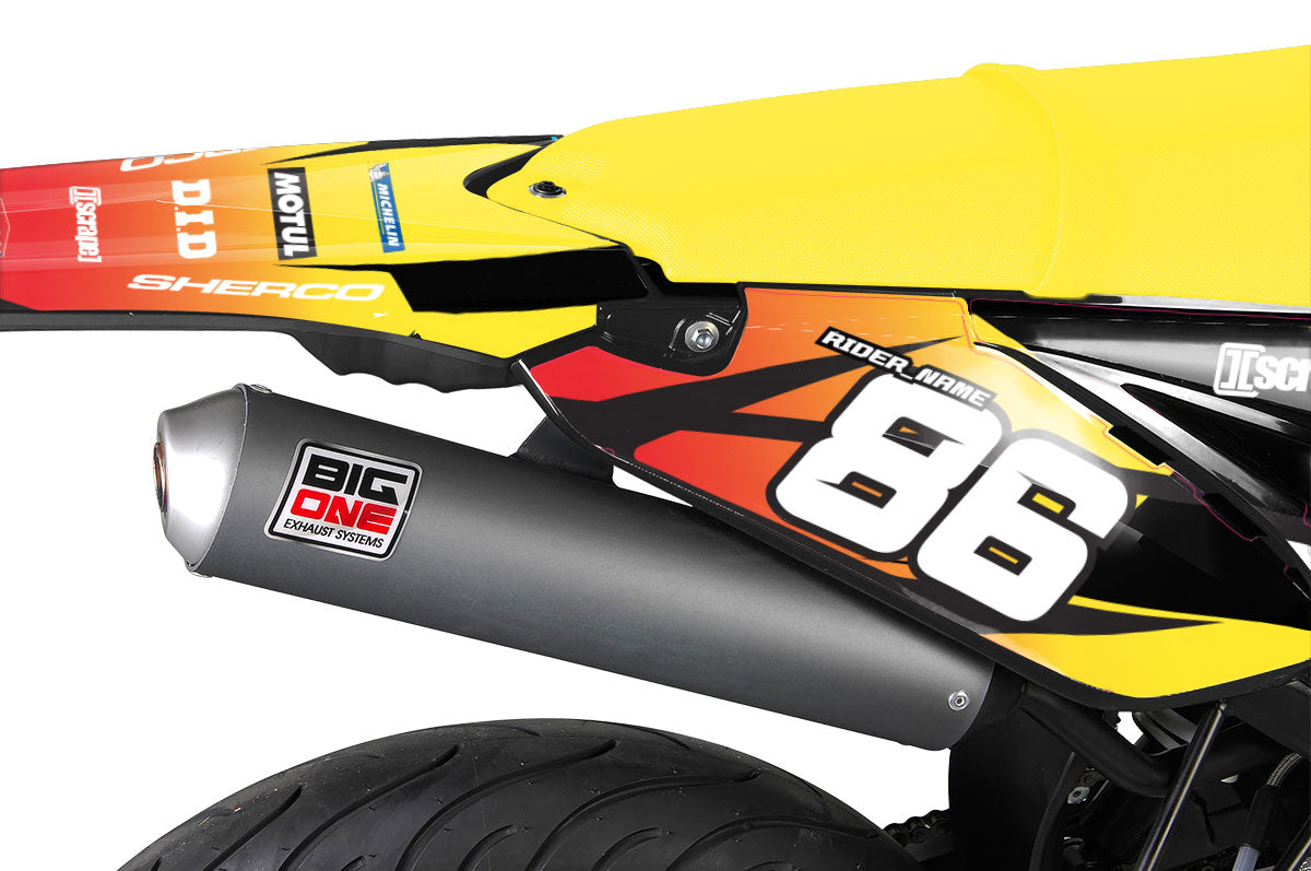 Kit pegatinas Sherco 50cc 2017-2025 Explosión Militar | pegatinas para moto | personalización 50cc | armysctv