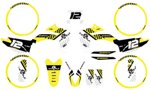 Kit déco Sherco 50cc 2017-2025 Army Clean | autocollants moto | personnalisation 50cc | armysctv