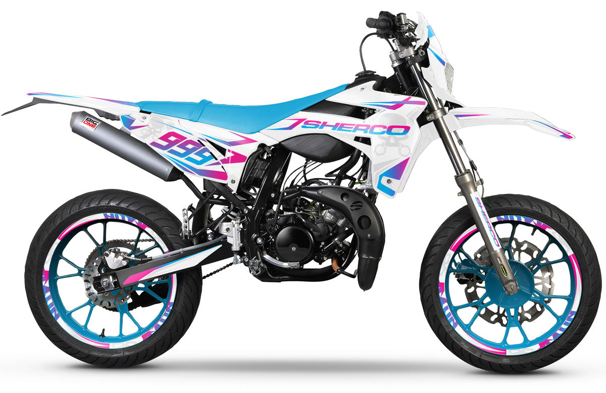 Kit pegatinas Sherco 50cc 2017-2025 Estilo Frío | pegatinas para moto | personalización 50cc | armysctv