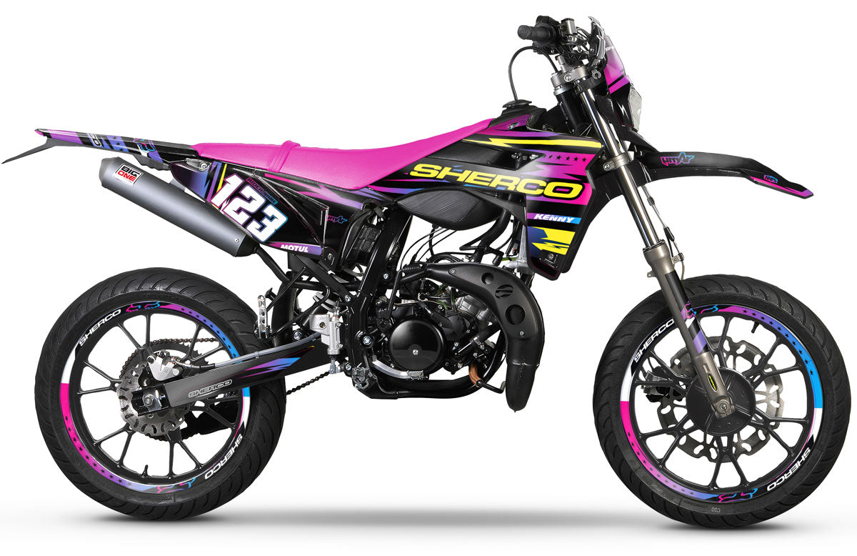 Kit pegatinas Sherco 50cc 2017-2025 Sueño Militar | pegatinas para moto | personalización 50cc | armysctv