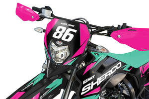 Kit déco Sherco 50cc 2017-2025 Finder | autocollants moto | personnalisation 50cc | armysctv