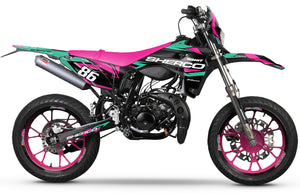 Kit déco Sherco 50cc 2017-2025 Finder | autocollants moto | personnalisation 50cc | armysctv