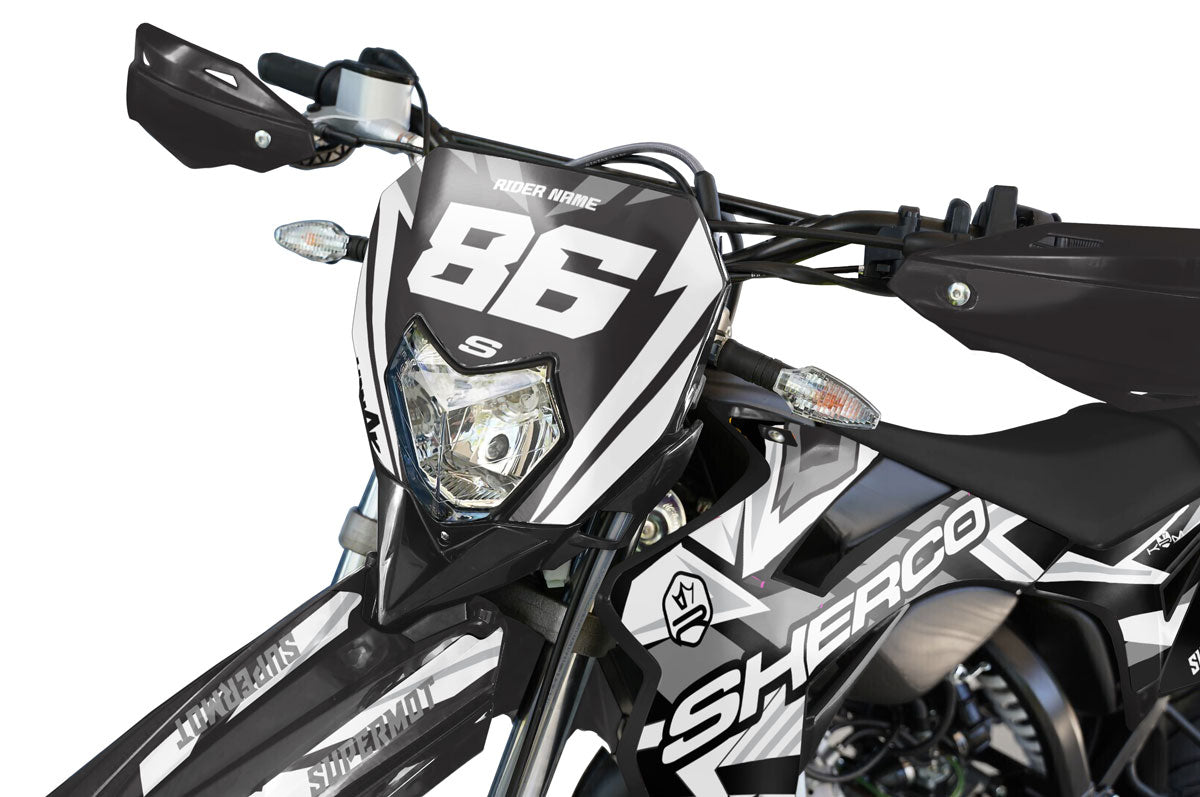 Kit pegatinas Sherco 50cc 2017-2025 Frost Racing | pegatinas para moto | personalización 50cc | armysctv