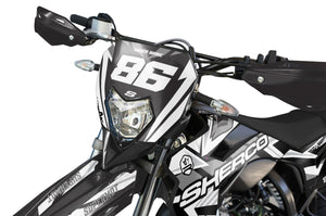 Kit déco Sherco 50cc 2017-2025 Frost Racing | autocollants moto | personnalisation 50cc | armysctv