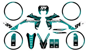 Kit déco Sherco 50cc 2017-2025 Army Orion | autocollants moto | personnalisation 50cc | armysctv