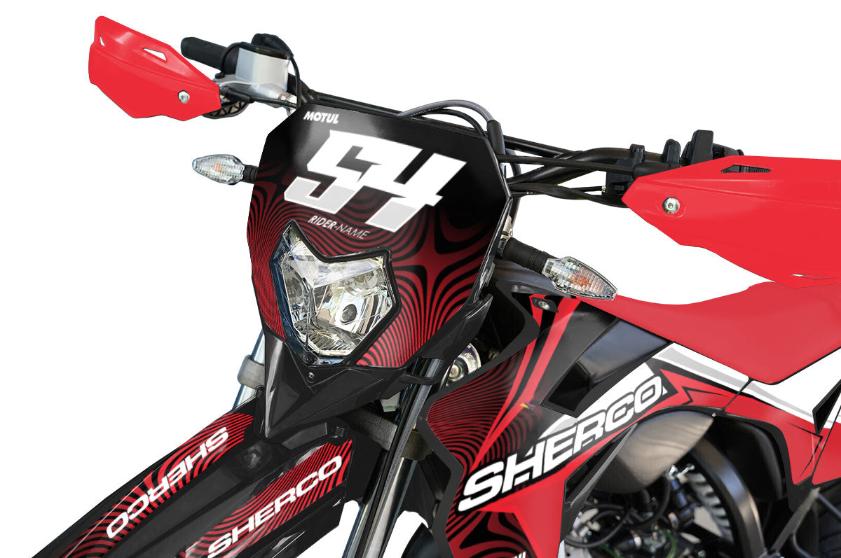 Kit pegatinas Sherco 50cc 2017-2025 Ejército Orión | pegatinas para moto | personalización 50cc | armysctv