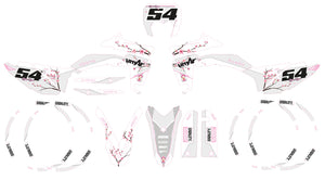 Kit déco Sherco 50cc 2017-2025 Army Sakura | autocollants moto | personnalisation 50cc | armysctv