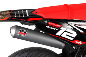 Kit déco Sherco 50cc 2017-2025 Samourai | autocollants moto | personnalisation 50cc | armysctv