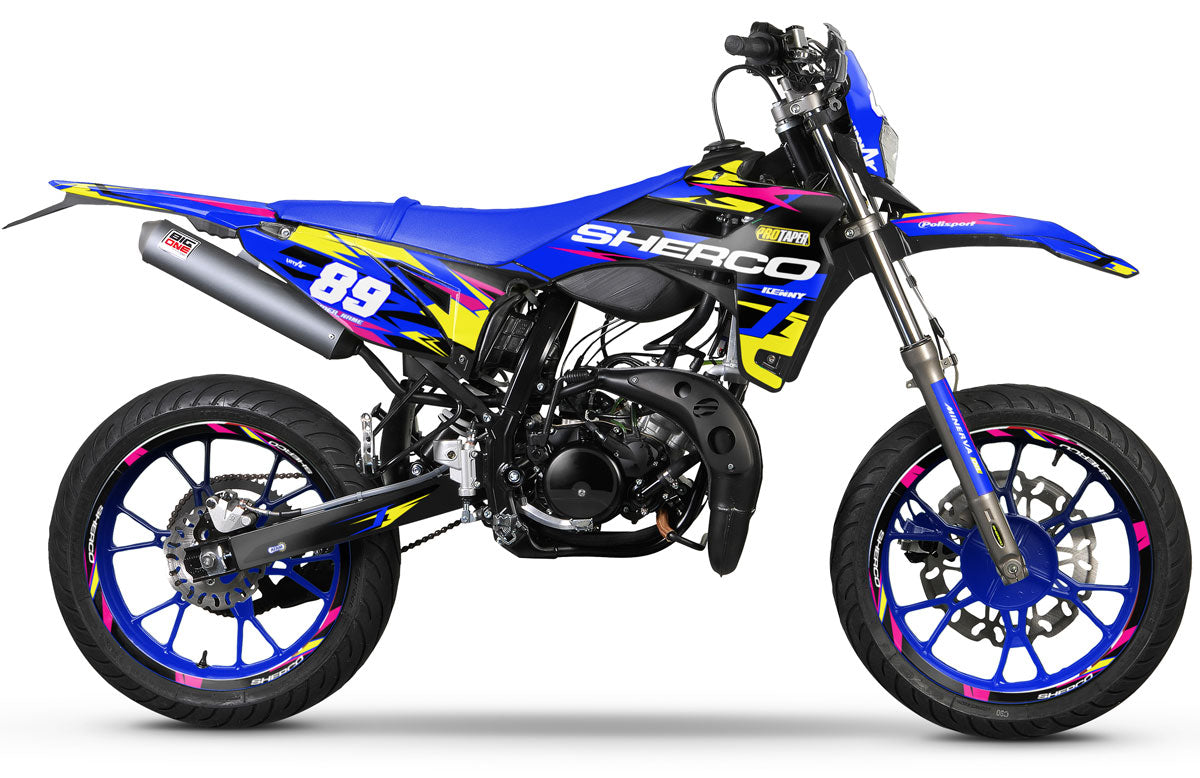 Kit pegatinas Sherco 50cc 2017-2025 Army Tacker | pegatinas para moto | personalización 50cc | armysctv
