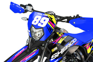 Kit déco Sherco 50cc 2017-2025 Army Tacker | autocollants moto | personnalisation 50cc | armysctv