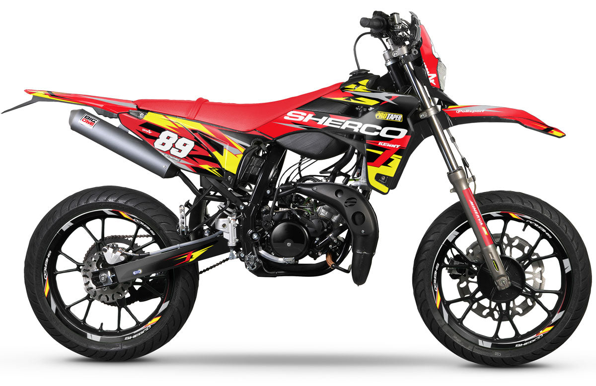 Kit pegatinas Sherco 50cc 2017-2025 Army Tacker | pegatinas para moto | personalización 50cc | armysctv