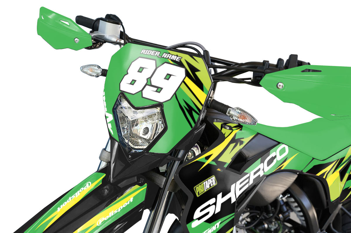 Kit pegatinas Sherco 50cc 2017-2025 Army Tacker | pegatinas para moto | personalización 50cc | armysctv