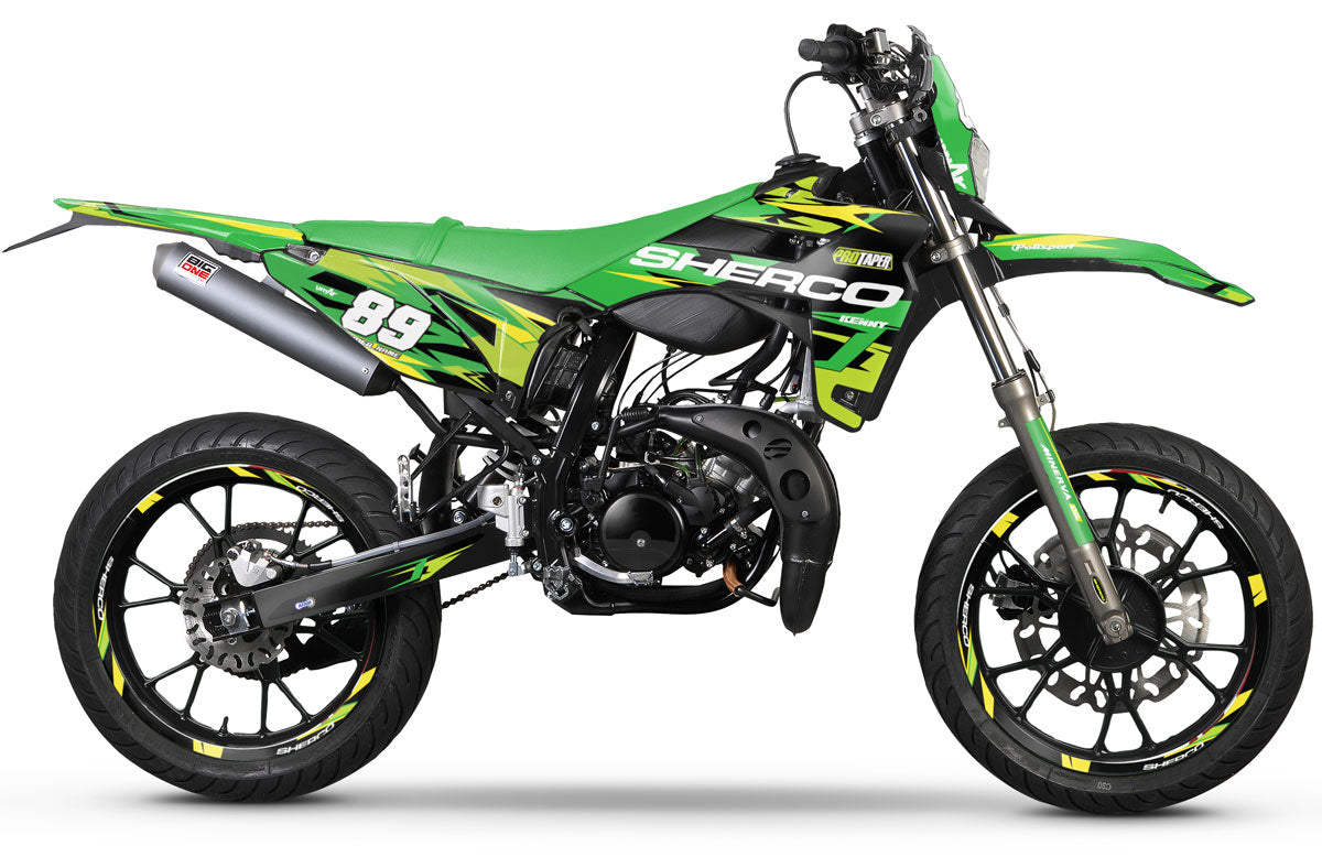 Kit pegatinas Sherco 50cc 2017-2025 Army Tacker | pegatinas para moto | personalización 50cc | armysctv