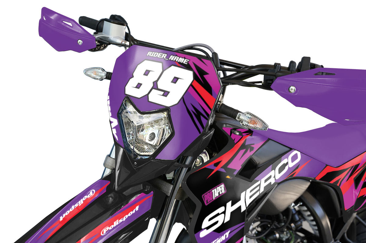 Kit pegatinas Sherco 50cc 2017-2025 Army Tacker | pegatinas para moto | personalización 50cc | armysctv
