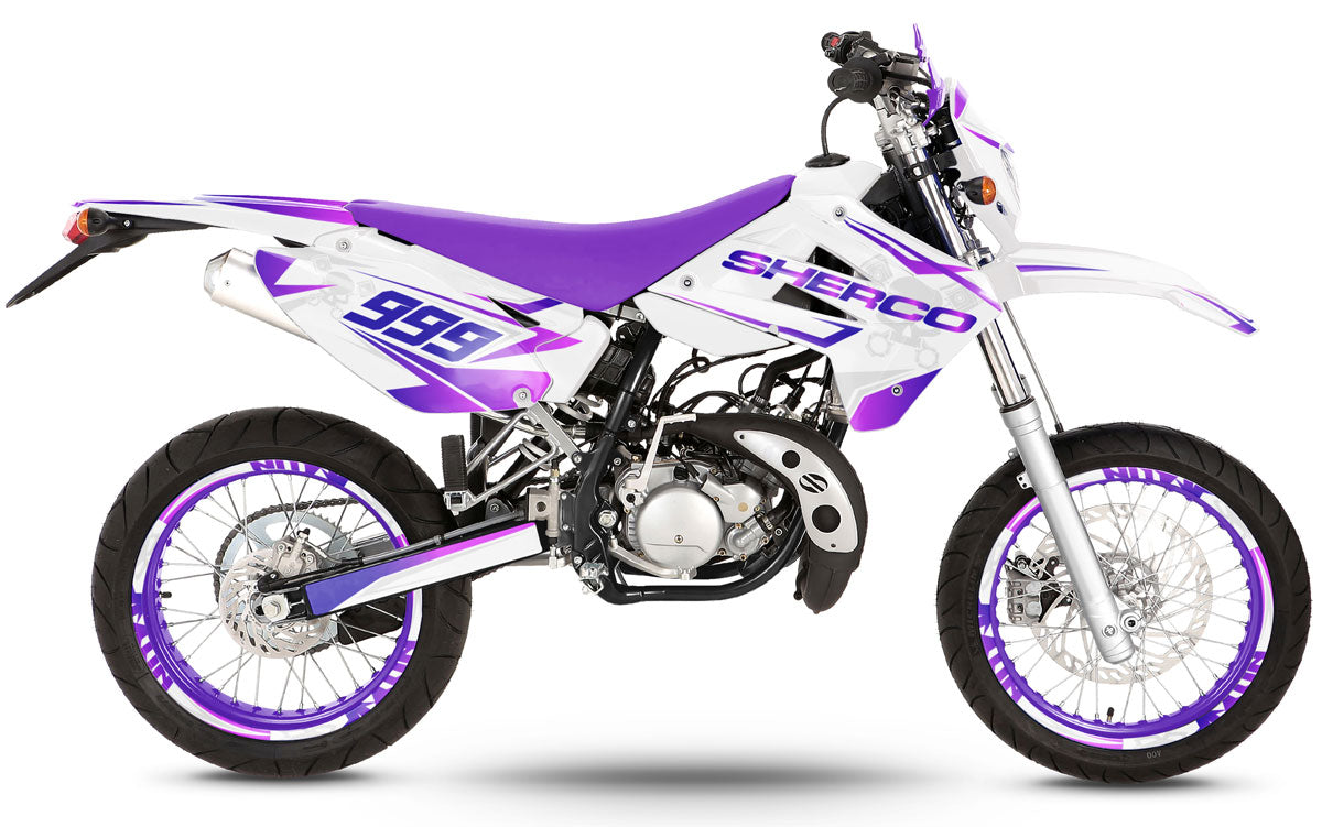 Kit pegatinas Sherco HRD 50cc 2006-2012 Ejército Frío | pegatinas para moto | personalización 50cc | armysctv