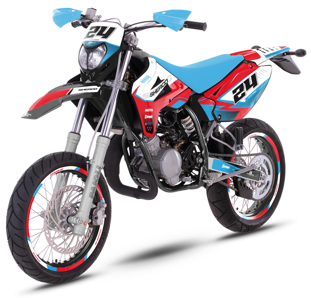 Kit pegatinas 50cc Sherco HRD 2006-2012 Army Solitude | pegatinas para moto | personalización 50cc | armysctv