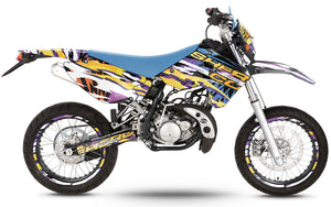 Kit déco 50cc Sherco HRD 2006-2012 Cali Gelato | autocollants moto | personnalisation 50cc | armysctv