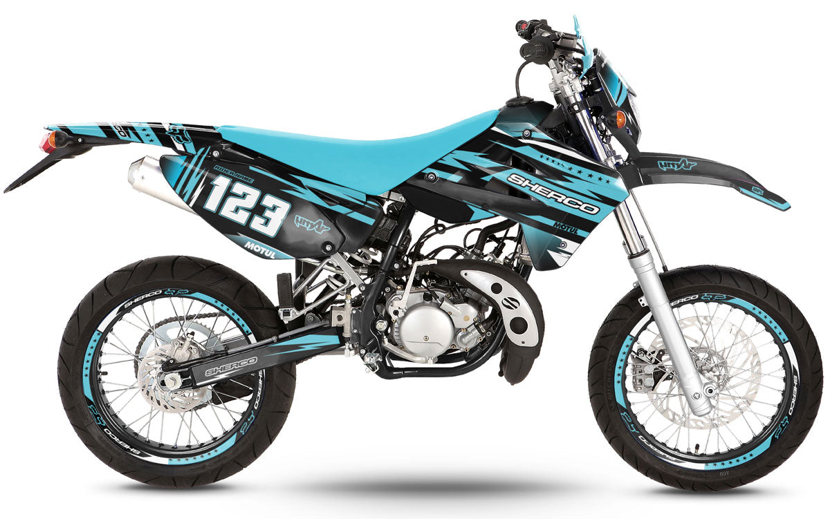 Dekor kit Sherco HRD 2006-2012 Army Dream | Motorradaufkleber | Personalisierung 50cc | armysctv