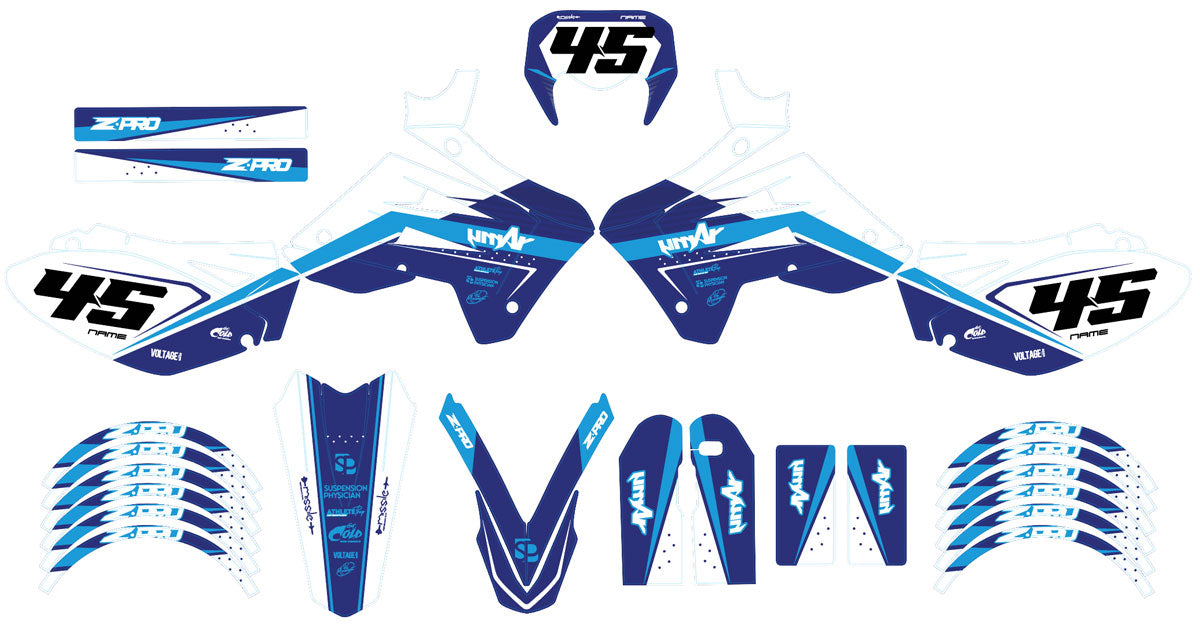 Kit pegatinas Sherco HRD 50cc 2006-2012 Misil del Ejército | pegatinas para moto | personalización 50cc | armysctv