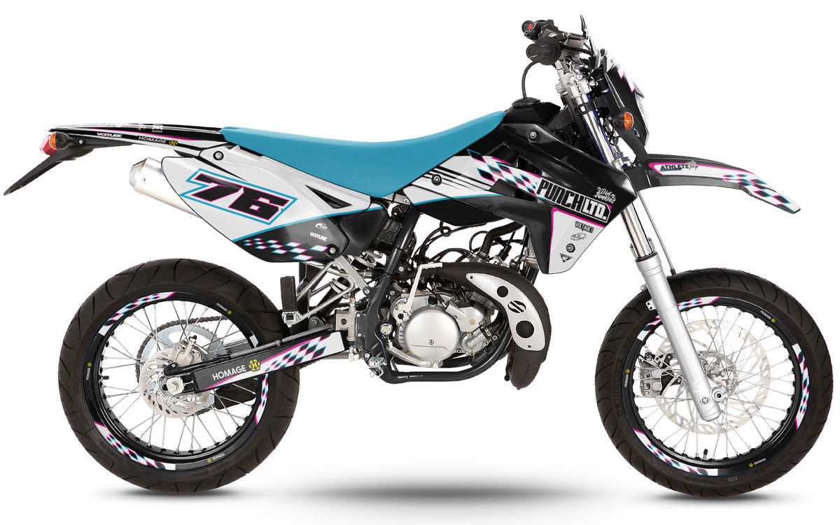 Kit pegatinas 50cc Sherco HRD 2006-2012 Army Punch | pegatinas para moto | personalización 50cc | armysctv