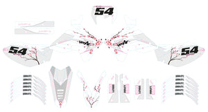 Kit déco 50cc Sherco HRD 2006-2012 Army Sakura | autocollants moto | personnalisation 50cc | armysctv