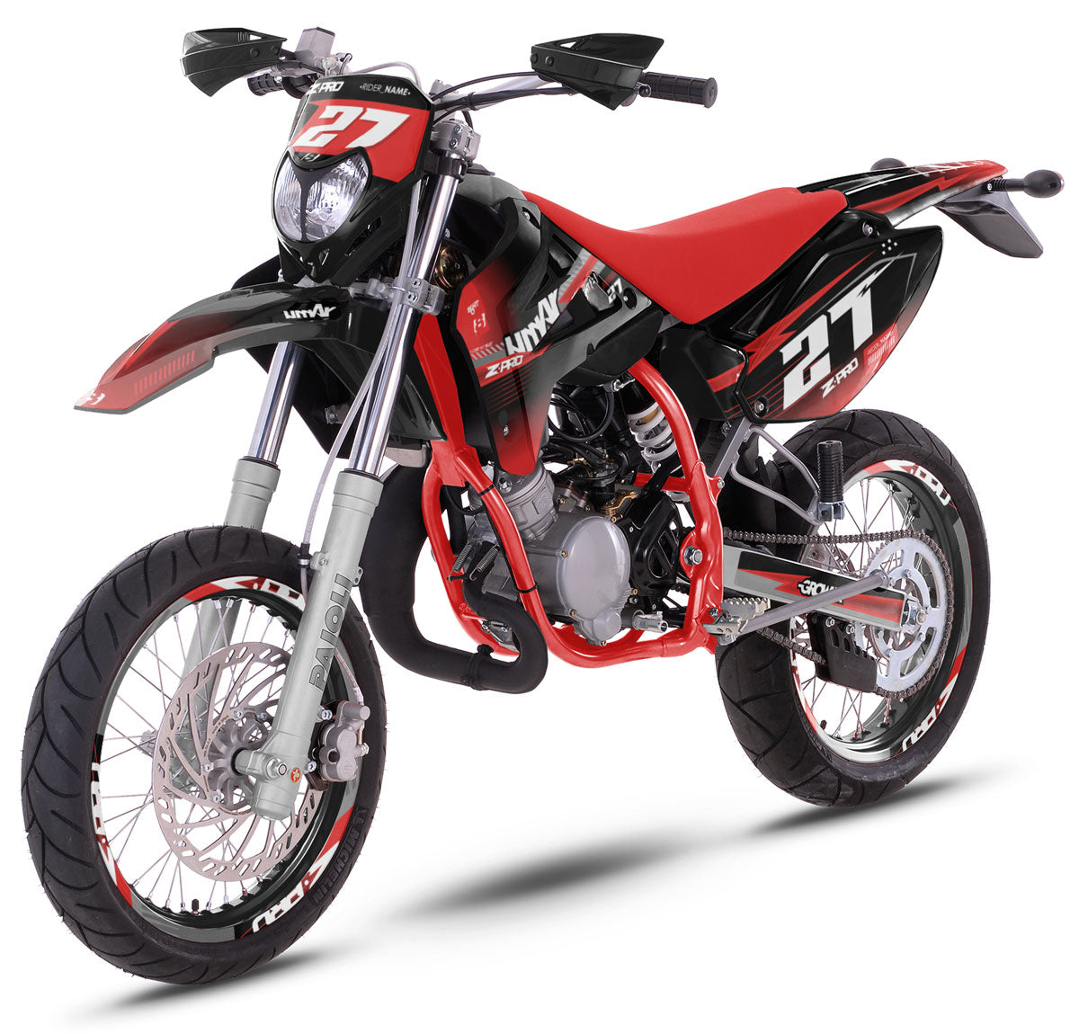 Kit pegatinas 50cc Sherco HRD 2006-2012 Ejército Séptimo | pegatinas para moto | personalización 50cc | armysctv