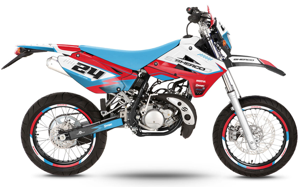 Kit pegatinas 50cc Sherco HRD 2006-2012 Army Solitude | pegatinas para moto | personalización 50cc | armysctv
