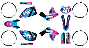 Kit déco 50cc Valenti Racing SM Blast | autocollants moto | personnalisation 50cc | armysctv
